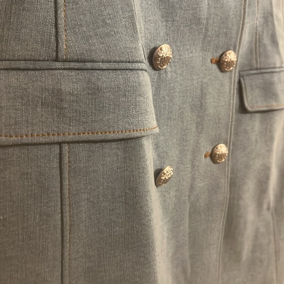 Veronica Beard Jules Denim Dress - Picture 6 of 7